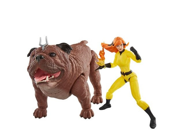 Inhumans Marvel Legends Series Crystal and Lockjaw Deluxe 6-Inch Action Figures