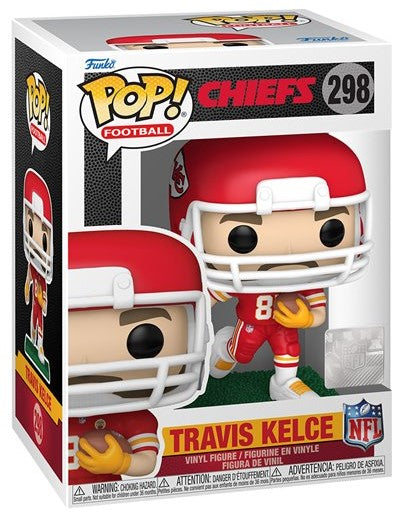 NFL Chiefs Travis Kelce (Road) Funko Pop! Vinyl Figure #298
