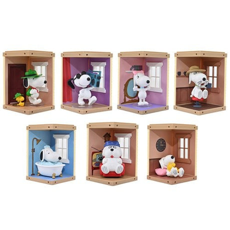 Peanuts Snoopy Hero Box Home Sweet Home Series Blind-Box Mini-Figure Case of 6