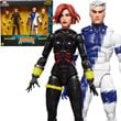 Marvel Legends Series Black Widow & Quicksilver, Avengers: The Crossing Comics Collectible 6-Inch Action Figures