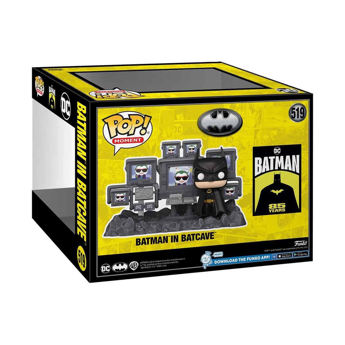 Batman 85th Anniversary Batman in Batcave Funko Pop! Moment #519