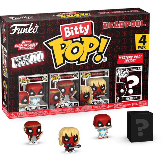 Deadpool Sleepover Funko Bitty Pop! Mini-Figure 4-Pack