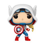 Spider-Gwen: Gwenverse Cap-Gwen Funko Pop! #1486