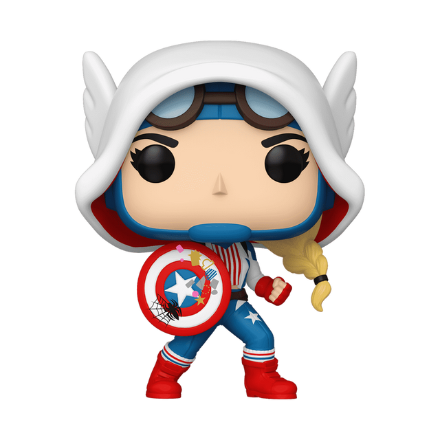 Spider-Gwen: Gwenverse Cap-Gwen Funko Pop! #1486