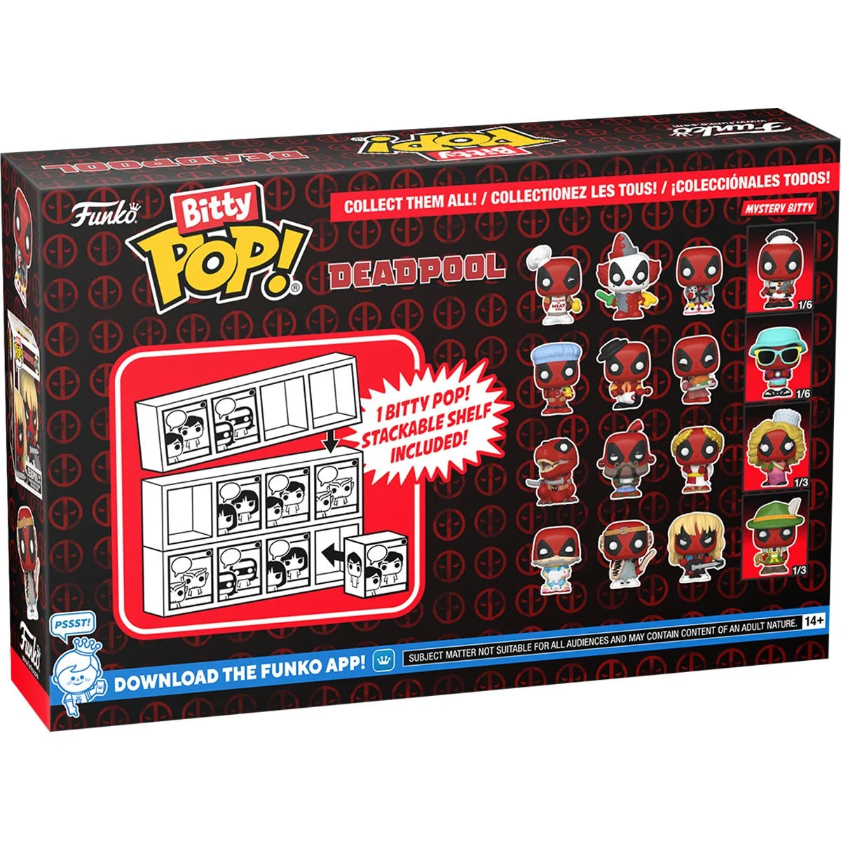 Deadpool Sleepover Funko Bitty Pop! Mini-Figure 4-Pack