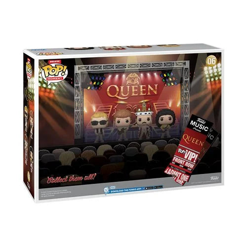 Queen Wembley Stadium Deluxe Funko Pop! Vinyl Moment #06 with Case