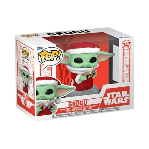 Star Wars: The Mandalorian Holiday Santa Grogu with Cookies Funko Pop! Vinyl Figure #747