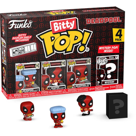 Deadpool Bathtime Funko Bitty Pop! Mini-Figure 4-Pack