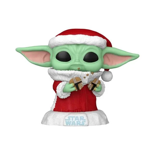 Star Wars: The Mandalorian Holiday Santa Grogu with Cookies Funko Pop! Vinyl Figure #747