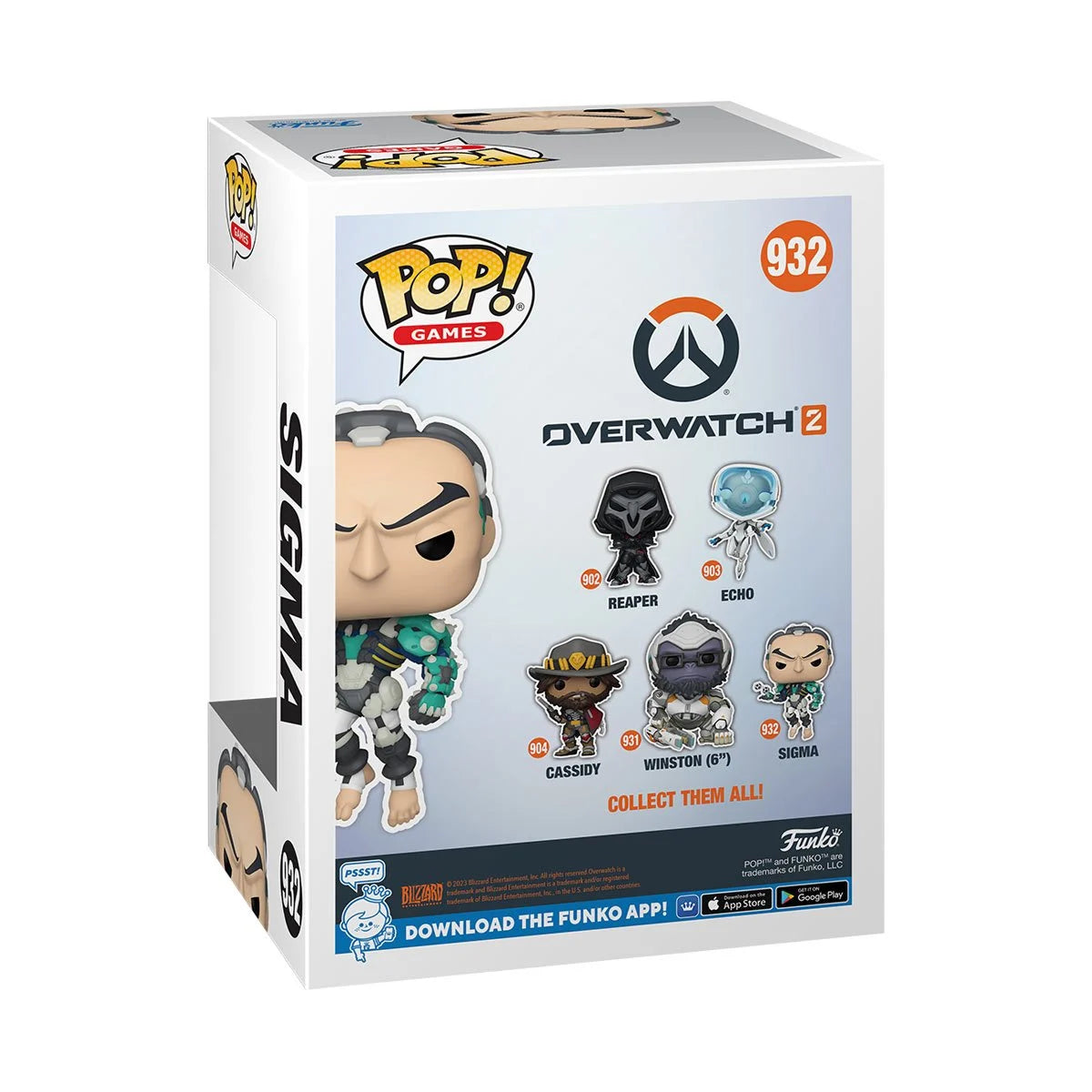 Overwatch 2 Sigma Funko Pop! Vinyl Figure #932